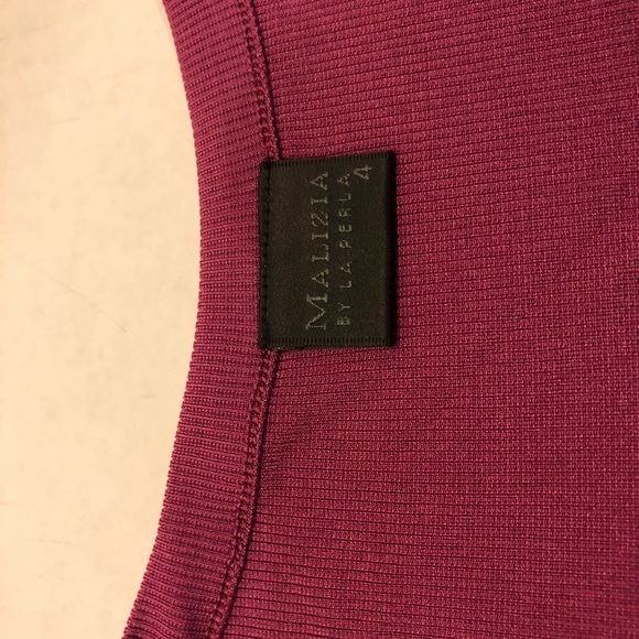 Malizia Silk Stretch Top NWOT  Long Sleeves - Picture 3 of 5